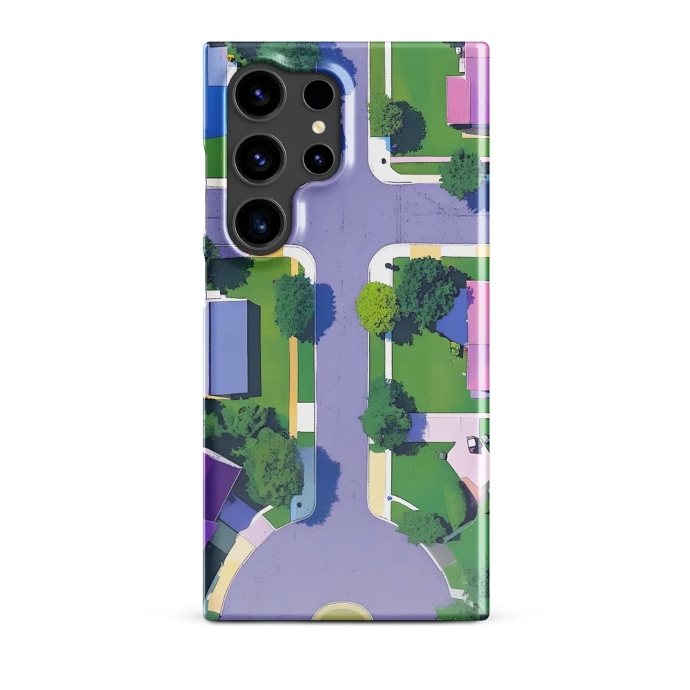 Aerial Harmony: Suburban Crossroads