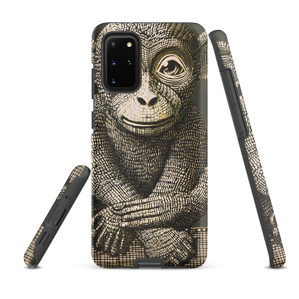 Intricate Primate Portrait