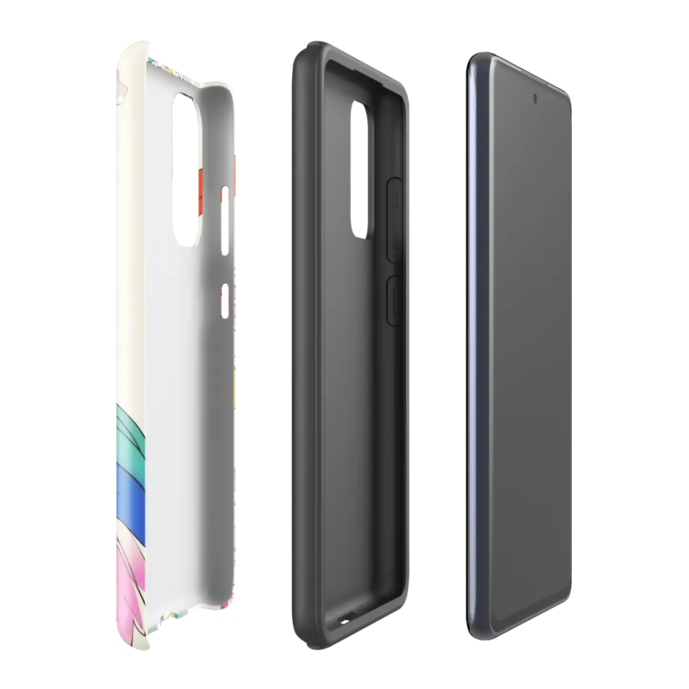 Whimsical Feathers | Phone Case |  S20 FE | Tough Case | Glossy