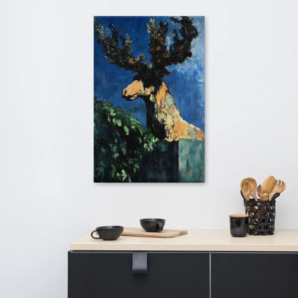 The Majestic Deer in Nature | Canvas | 24″×36″