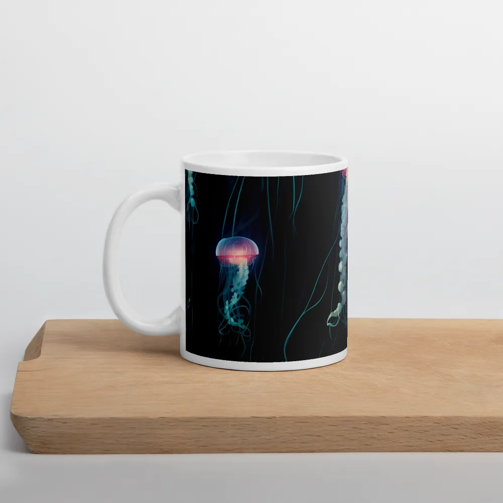 Ethereal Dance of Jellyfish | Mugs | Multiple Sizes & Colors