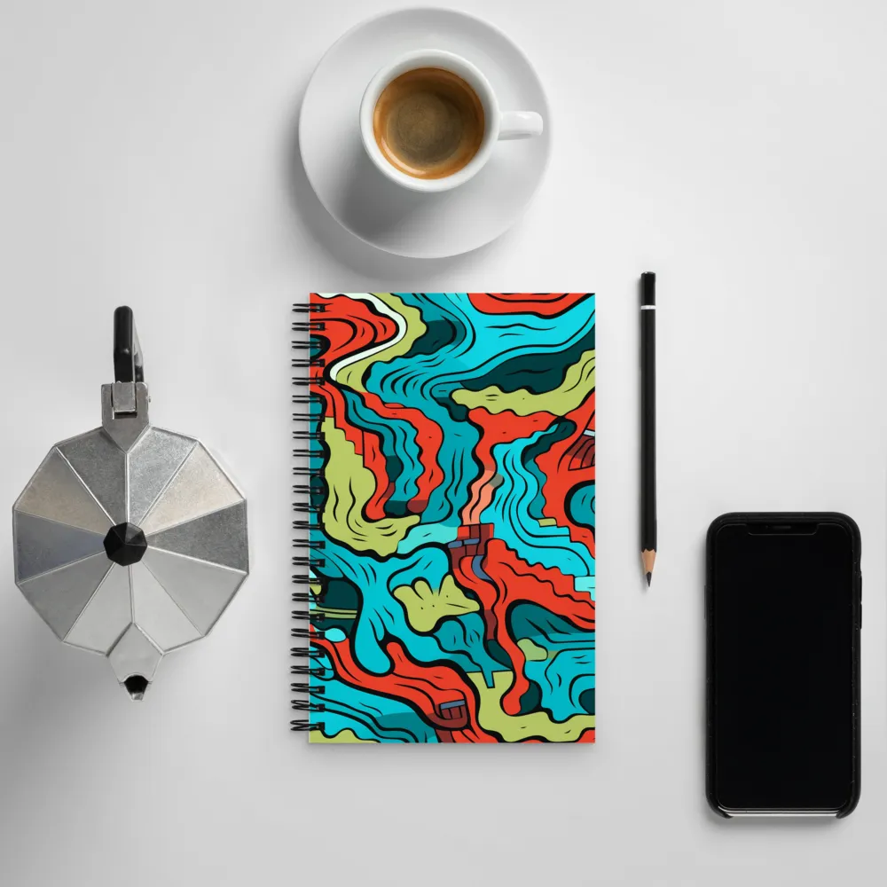 Flow of Color | Spiral Notebook