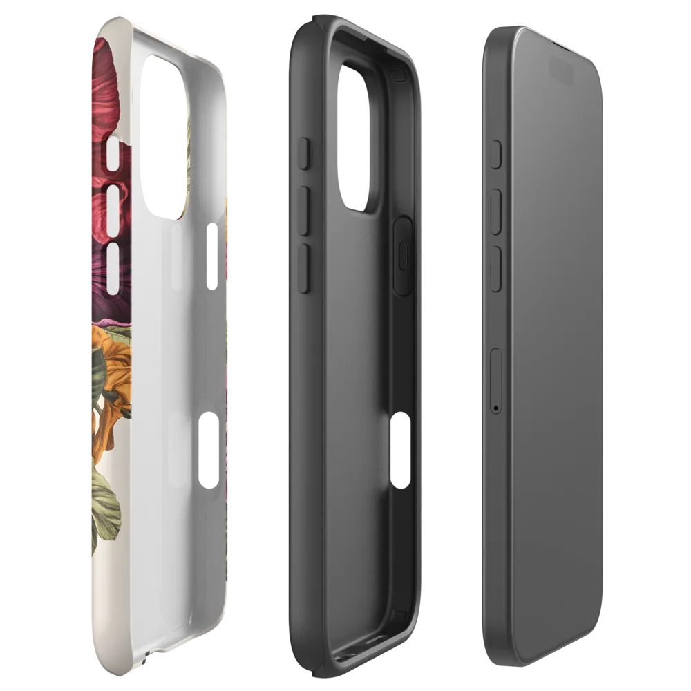 Floral Symphony in Color | Phone Case |  16 Pro Max | Tough Case | Matte