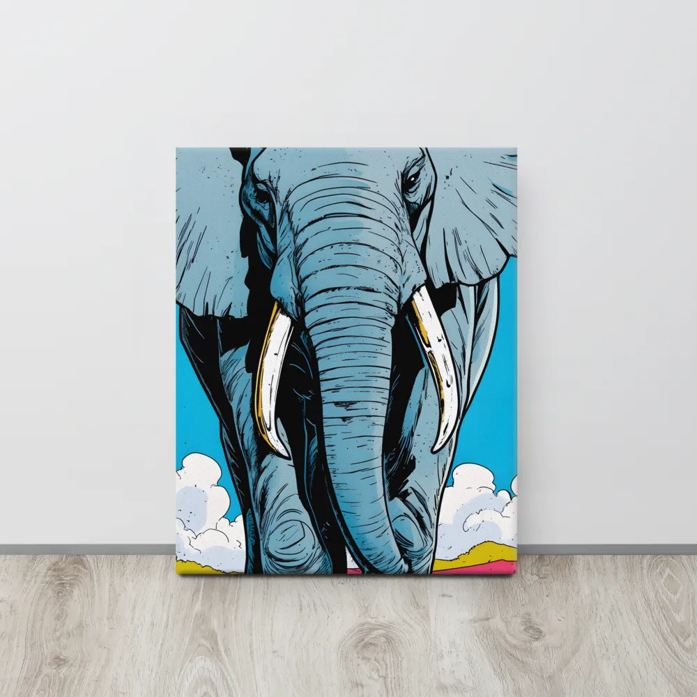 Majestic Presence: The Elephant | Canvas | 16″×20″
