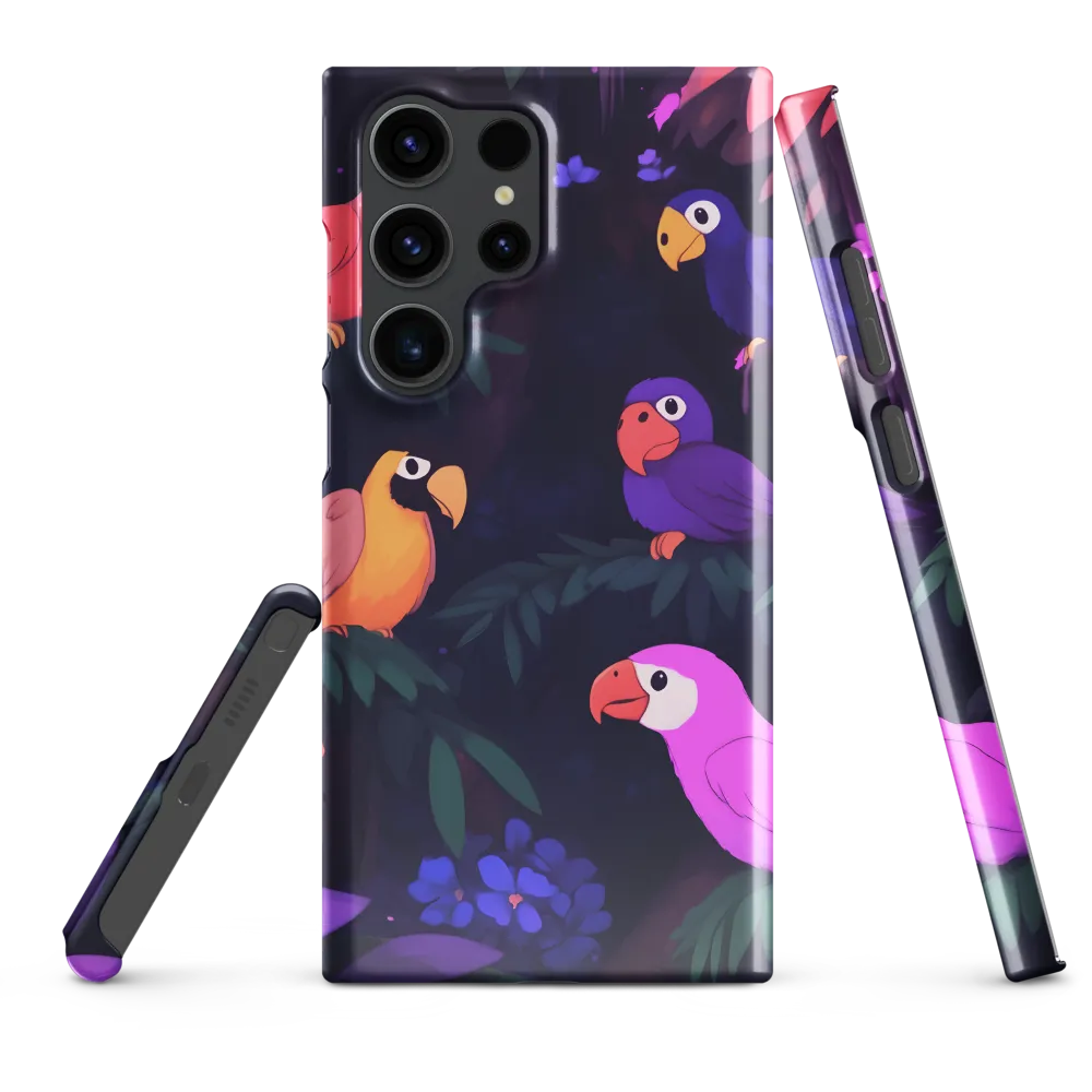 Tropical Parrot Playground | Phone Case |  S23 Ultra | Snap Case | Glossy