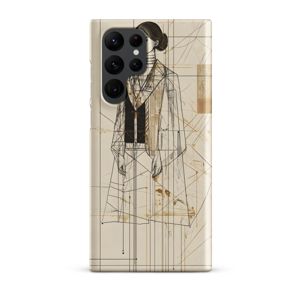 Elegance in Lines | Phone Case |  S22 Ultra | Snap Case | Matte