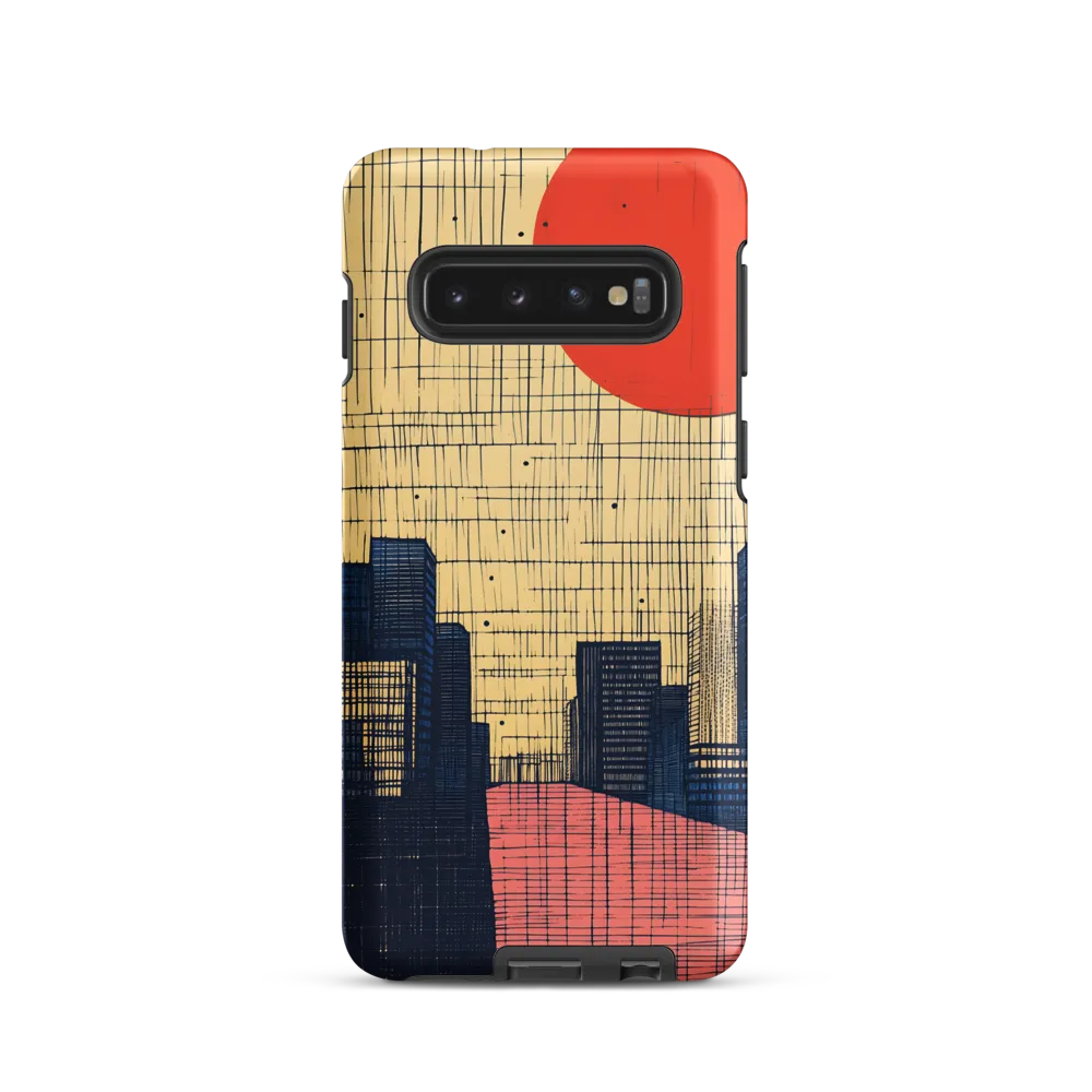 Urban Echoes: A Minimalist Cityscape