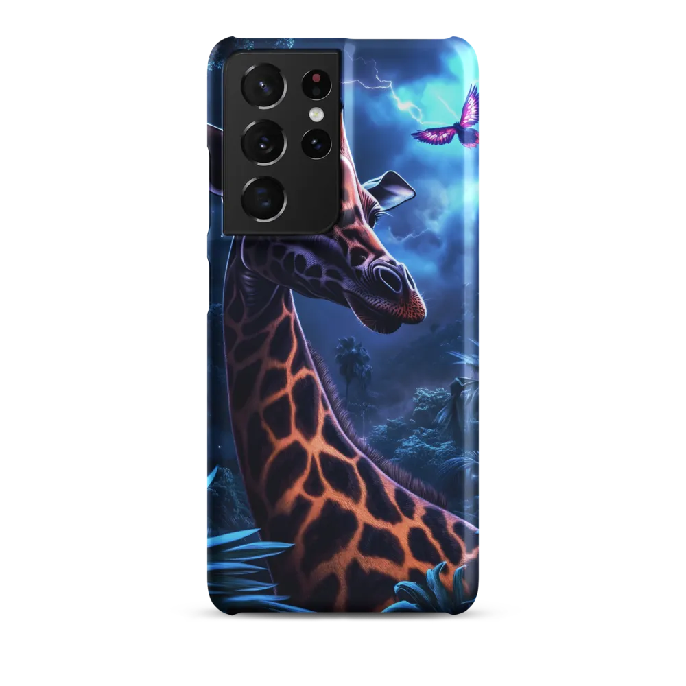 Mystical Giraffe in Twilight Jungle
