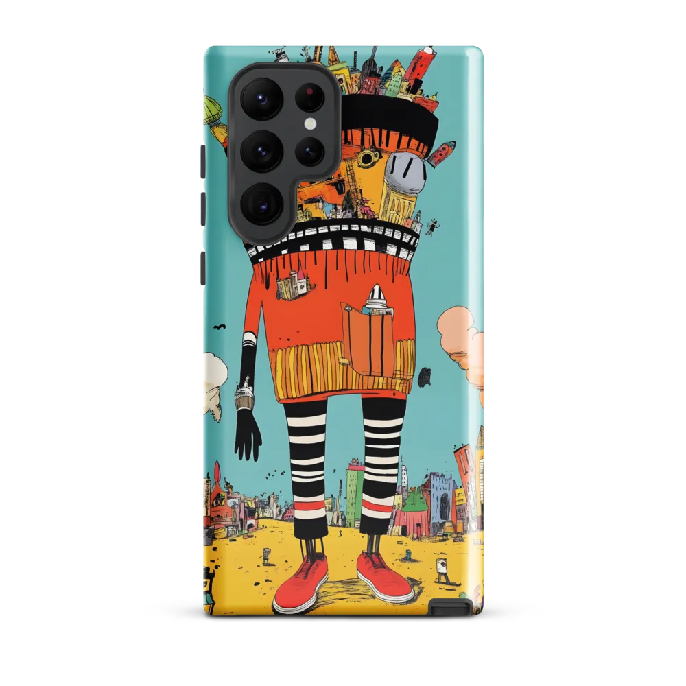 Urban Fantasia: A Whimsical Encounter | Phone Case |  S22 Ultra | Tough Case | Glossy