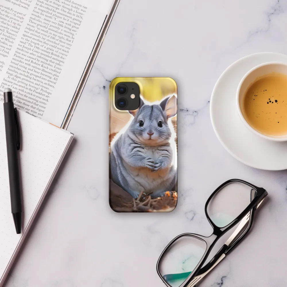Gentle Whispers of Nature: The Chinchilla | Phone Case |  12 Mini | Snap Case | Matte