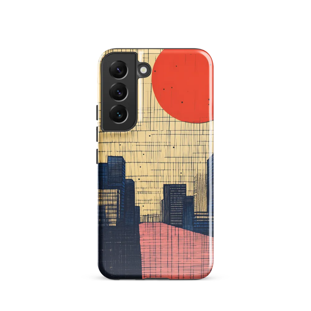 Urban Echoes: A Minimalist Cityscape