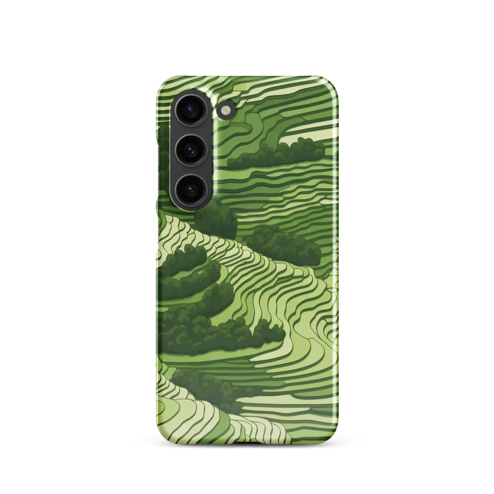 Waves of Green: An Abstract Landscape