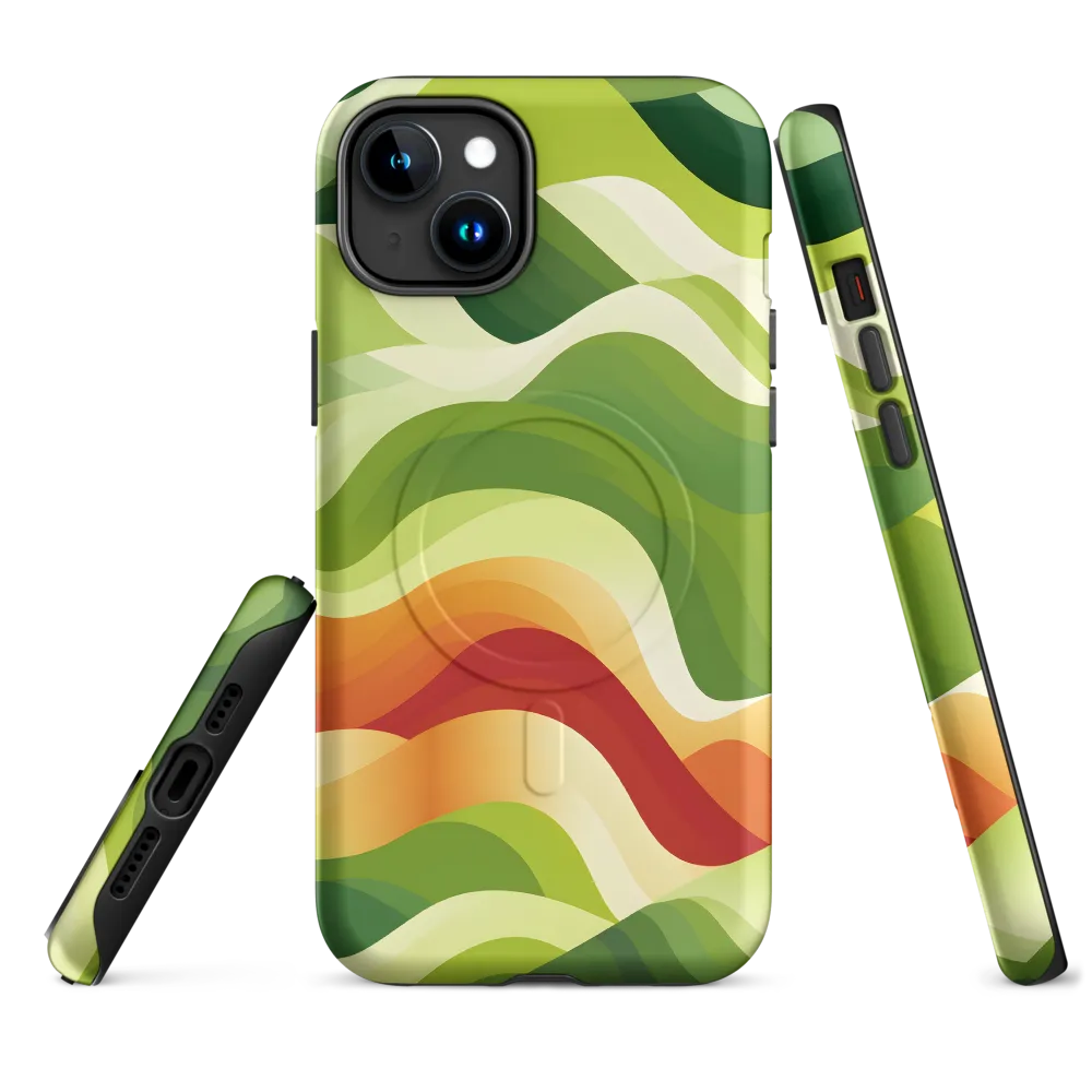 Waves of Nature | Phone Case |  15 Plus | MagSafe® Tough Case | Matte