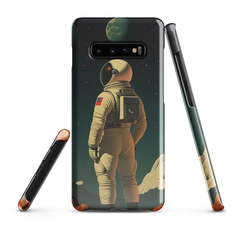 Beyond the Horizon: An Astronaut's Journey | Phone Case |  S10 Plus | Snap Case | Glossy