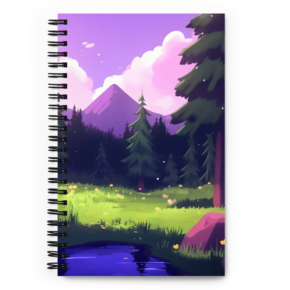 Tranquil Mountain Escape | Spiral Notebook