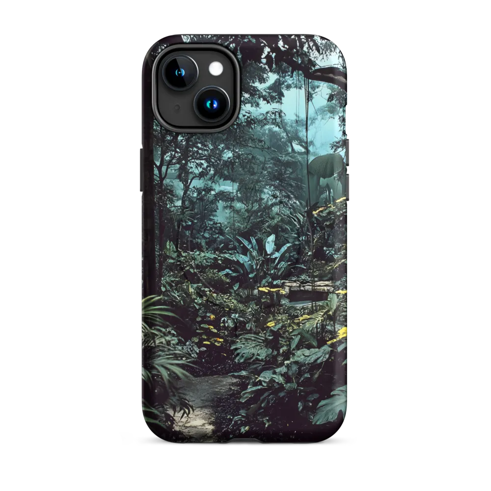 Whispers of the Emerald Jungle | Phone Case |  15 Plus | MagSafe® Tough Case | Matte