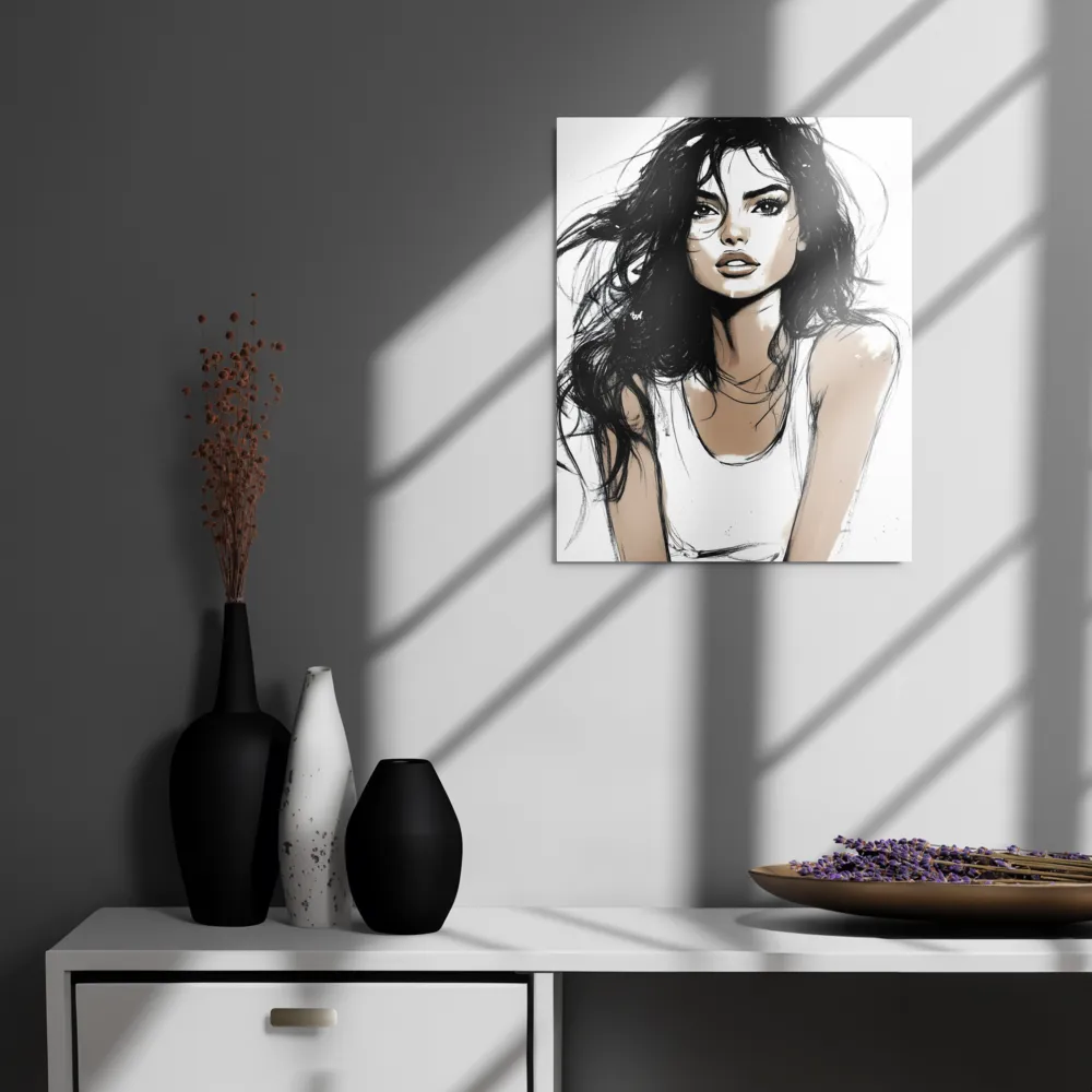 Whispers of Elegance | Metal Print | 16″×20″