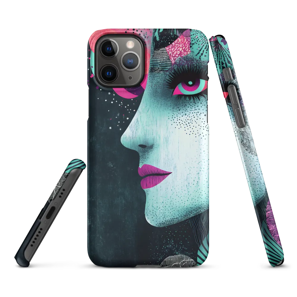 Mystical Beauty in Blue and Pink | Phone Case |  11 Pro | Snap Case | Matte