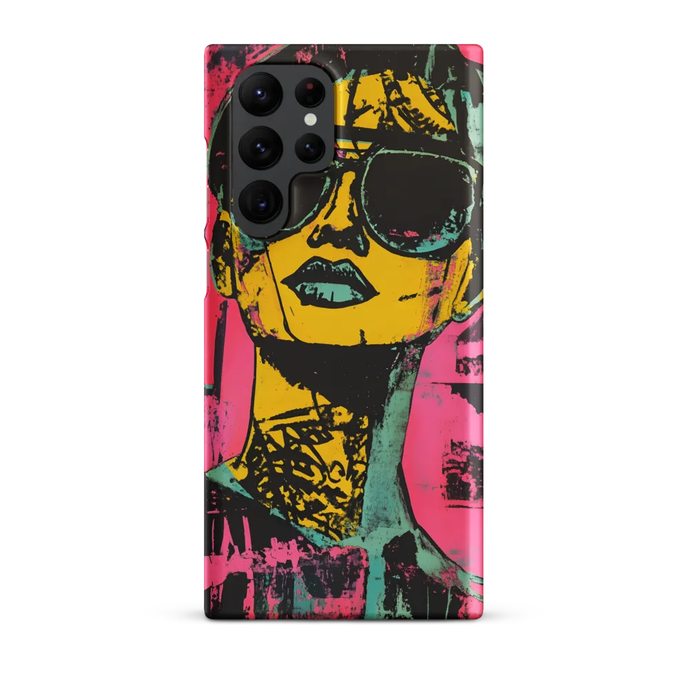 Confident Portrait in Neon Colors