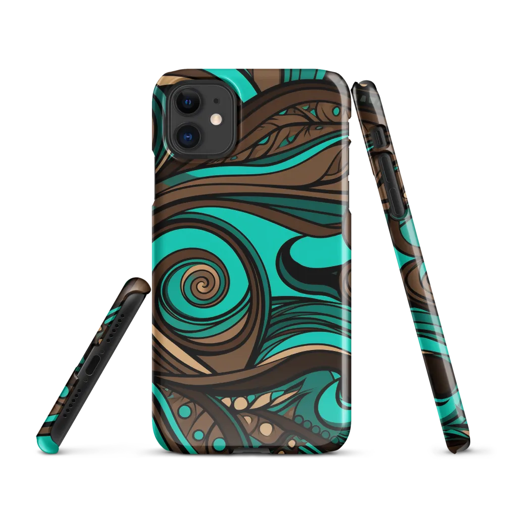 Fluctuating Currents | Phone Case |  11 | Snap Case | Glossy
