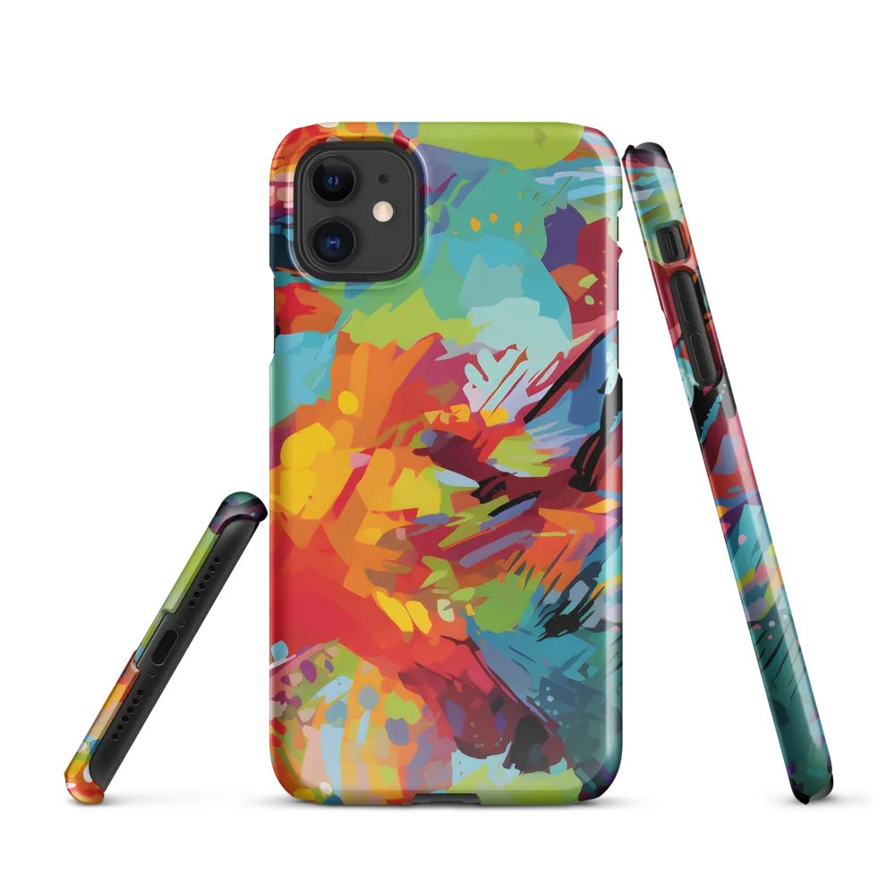 Colorful Lizard: An Abstract Adventure | Phone Case |  11 | Snap Case | Glossy