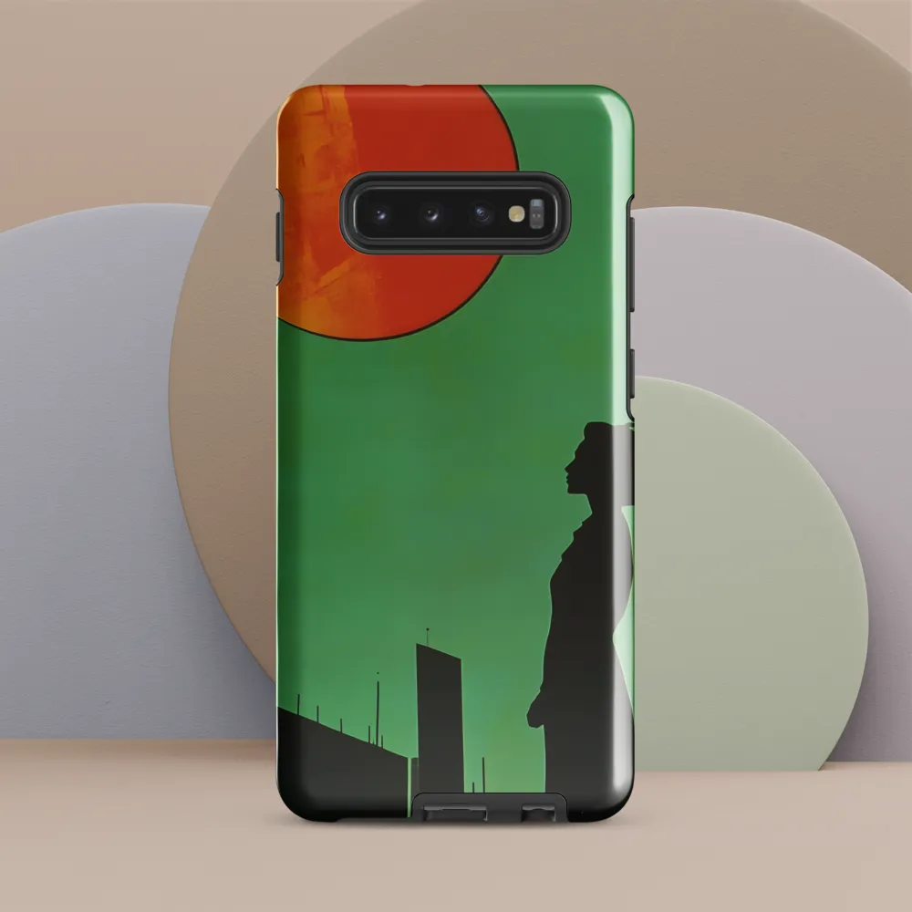 Silhouette of Contemplation | Phone Case |  S10 Plus | Tough Case | Glossy