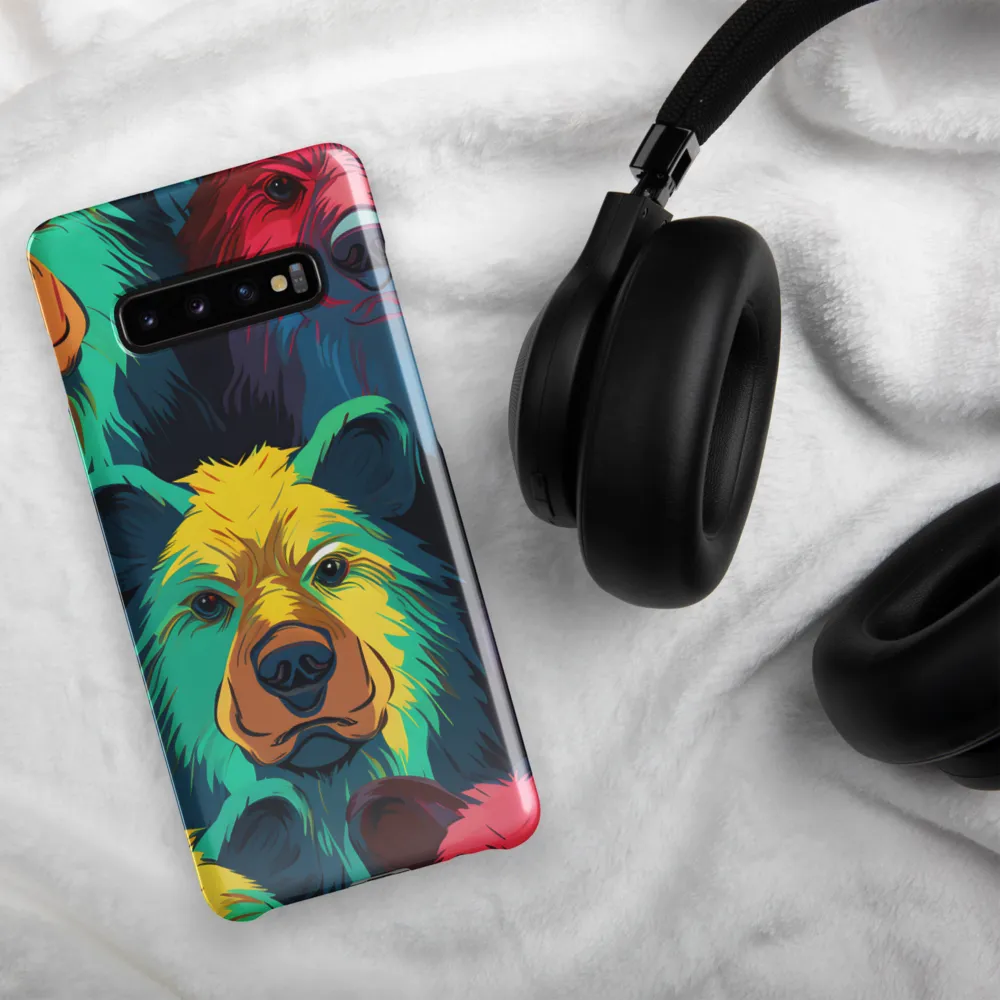 The Colorful Essence of Bears | Phone Case |  S10 Plus | Snap Case | Glossy