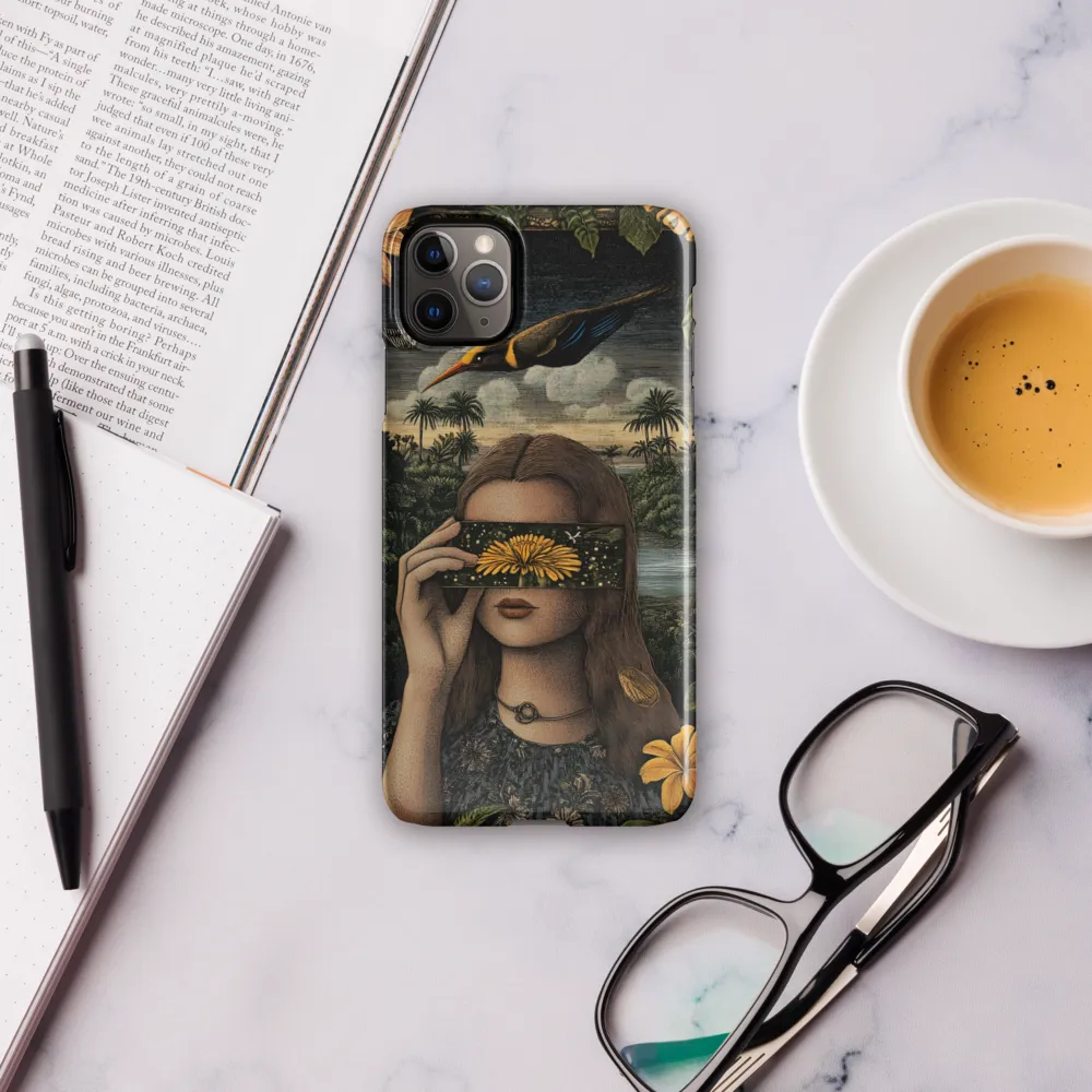 Veil of Nature: A Surreal Embrace | Phone Case |  11 Pro Max | Snap Case | Glossy