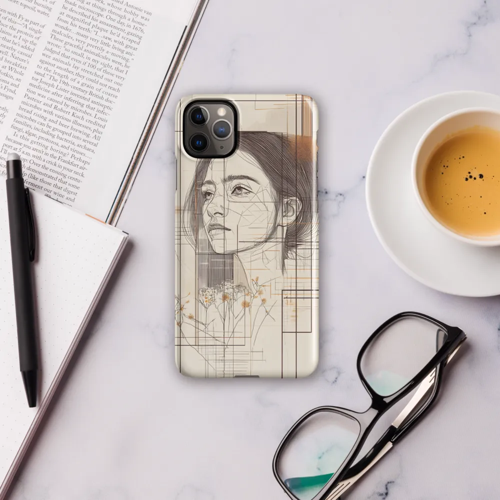 Serenity in Lines | Phone Case |  11 Pro Max | Snap Case | Glossy