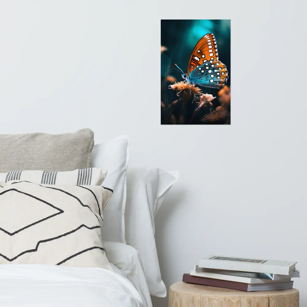 Whispers of Color: The Butterfly's Embrace