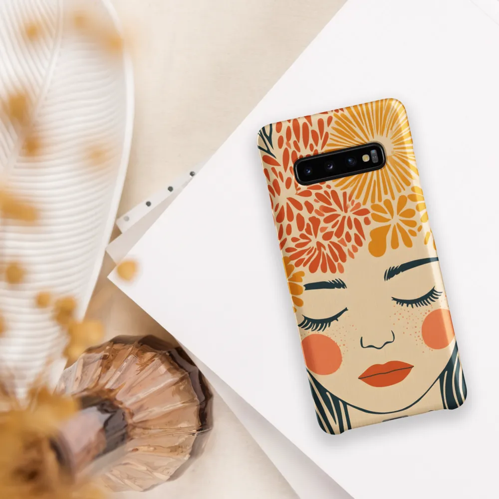 Serenity in Bloom | Phone Case |  S10 Plus | Snap Case | Matte