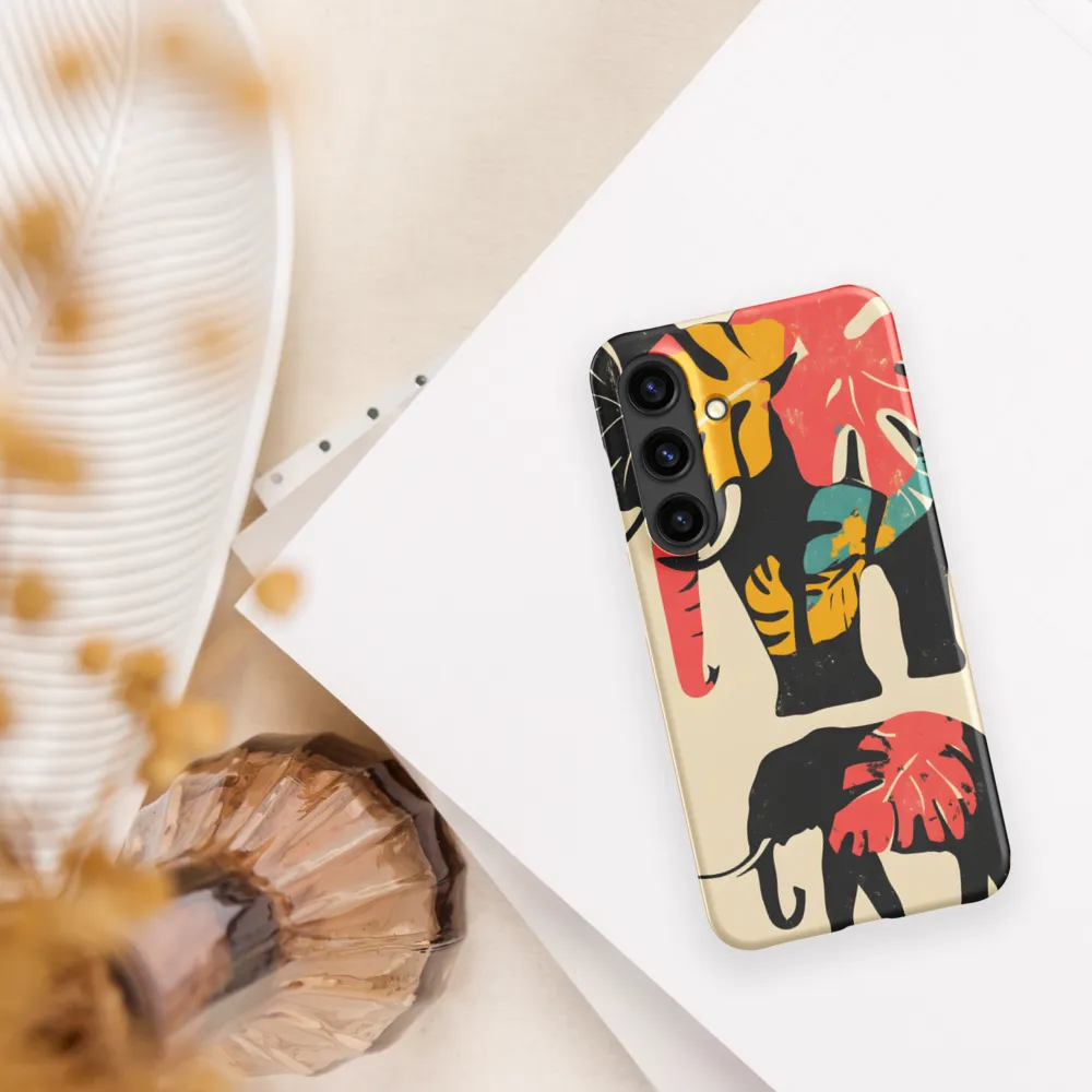 Tropical Elegance: The Elephant's Dance