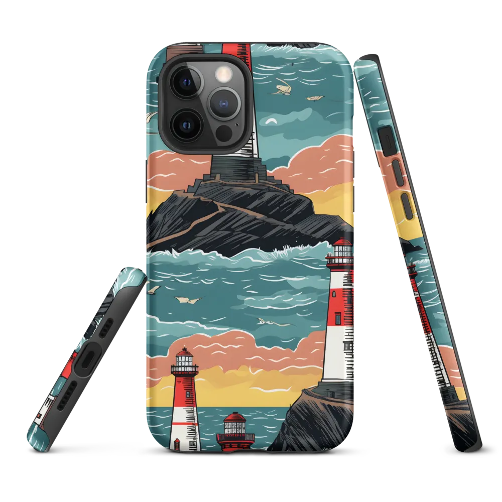 Lighthouses in a Whimsical Ocean