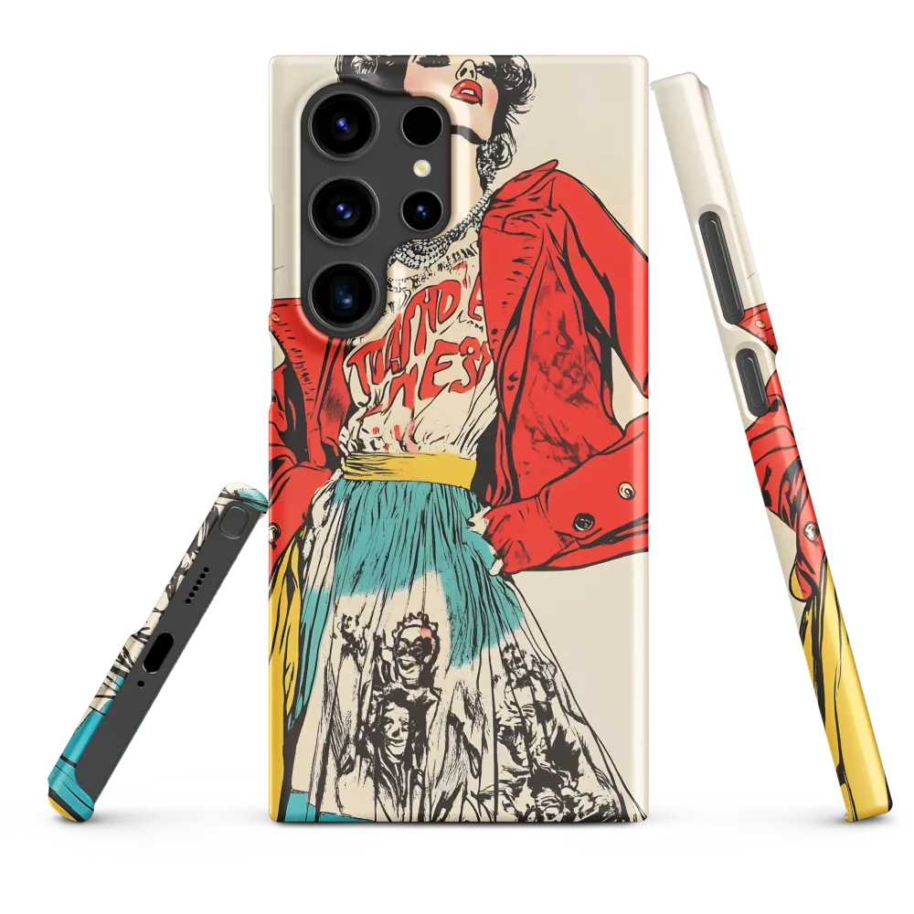 Vibrant Elegance: A Pop Art Fashion Statement