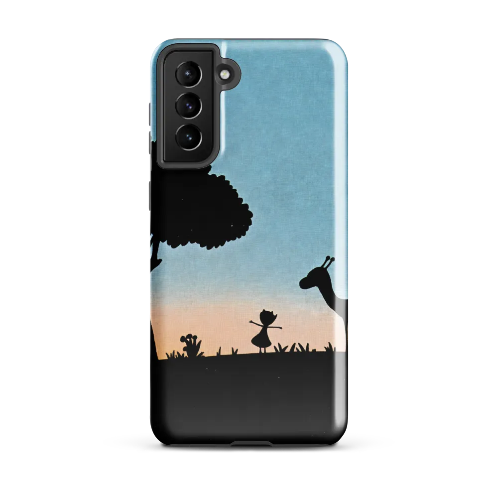 Curiosity in the Silhouette | Phone Case |  S21 Plus | Tough Case | Glossy