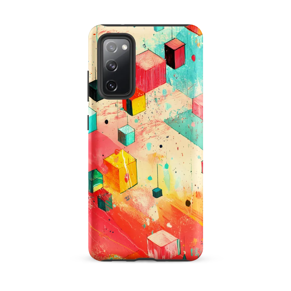 Suspended Cubes in Colorful Abstraction