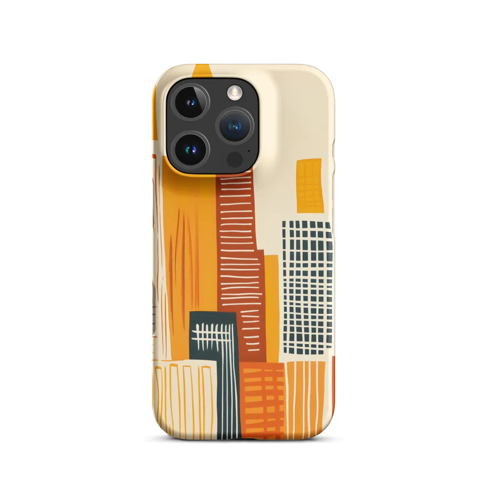 Urban Melodies: A Modern Cityscape | Phone Case |  16 Pro | Snap Case | Matte