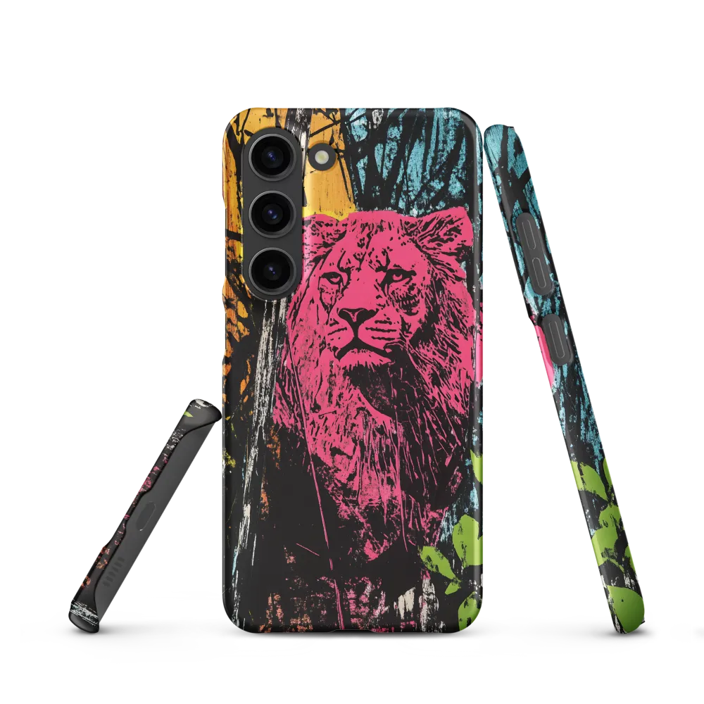 Fierce Vibrance: The Pink Lion