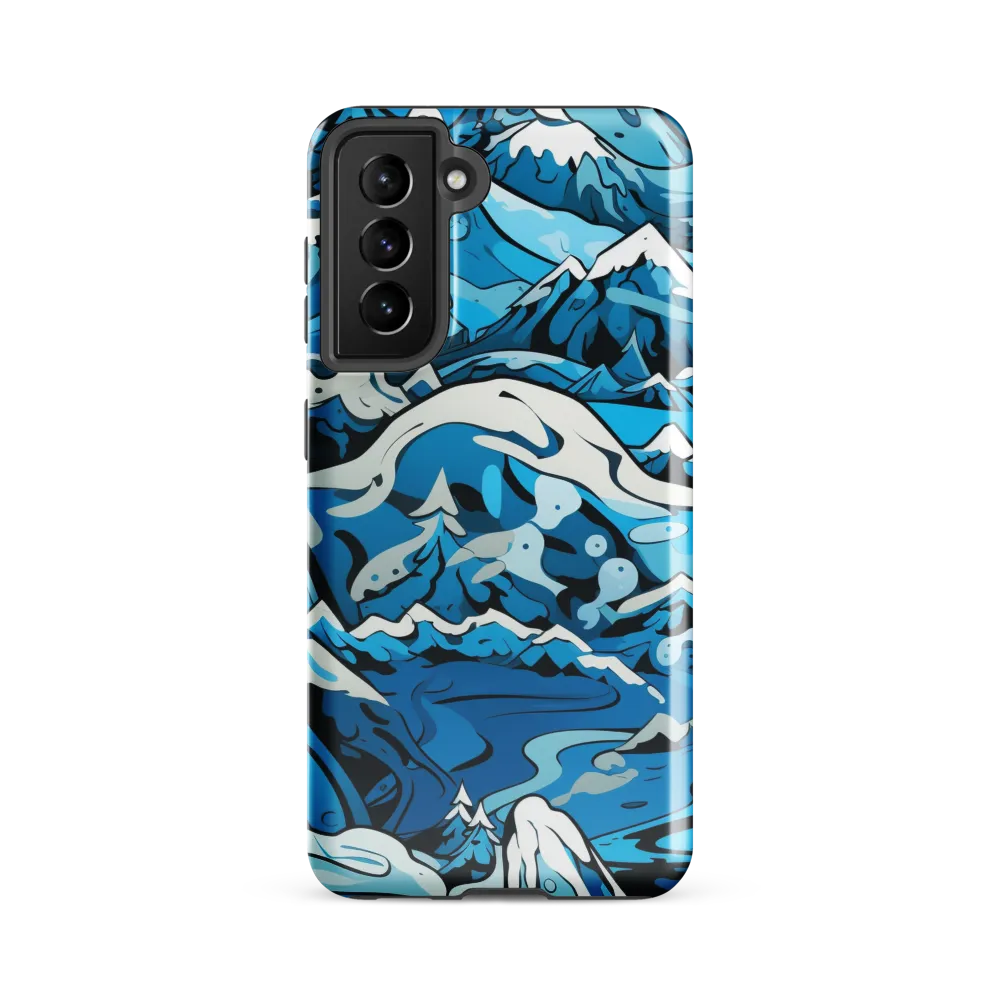 Frozen Harmony: A Blue Mountain Odyssey