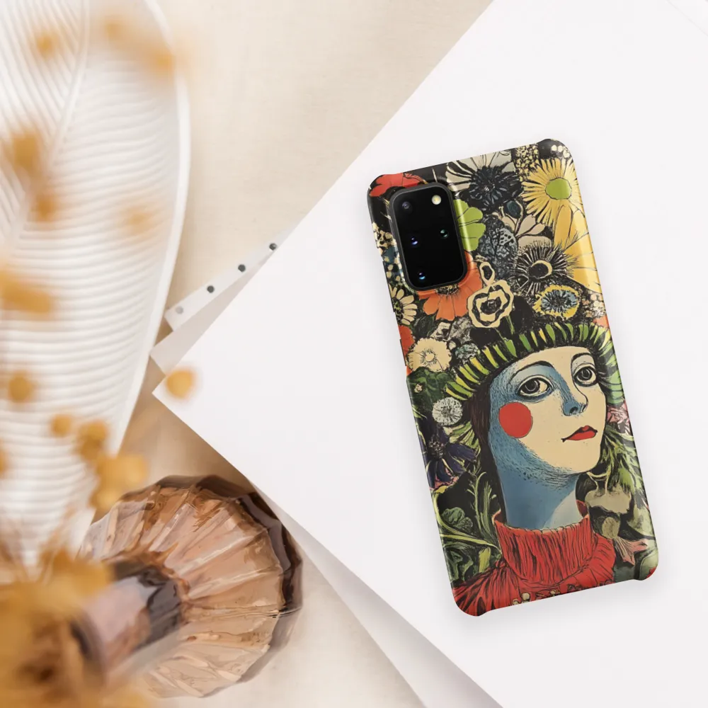 Floral Whimsy: A Portrait of Nature's Embrace