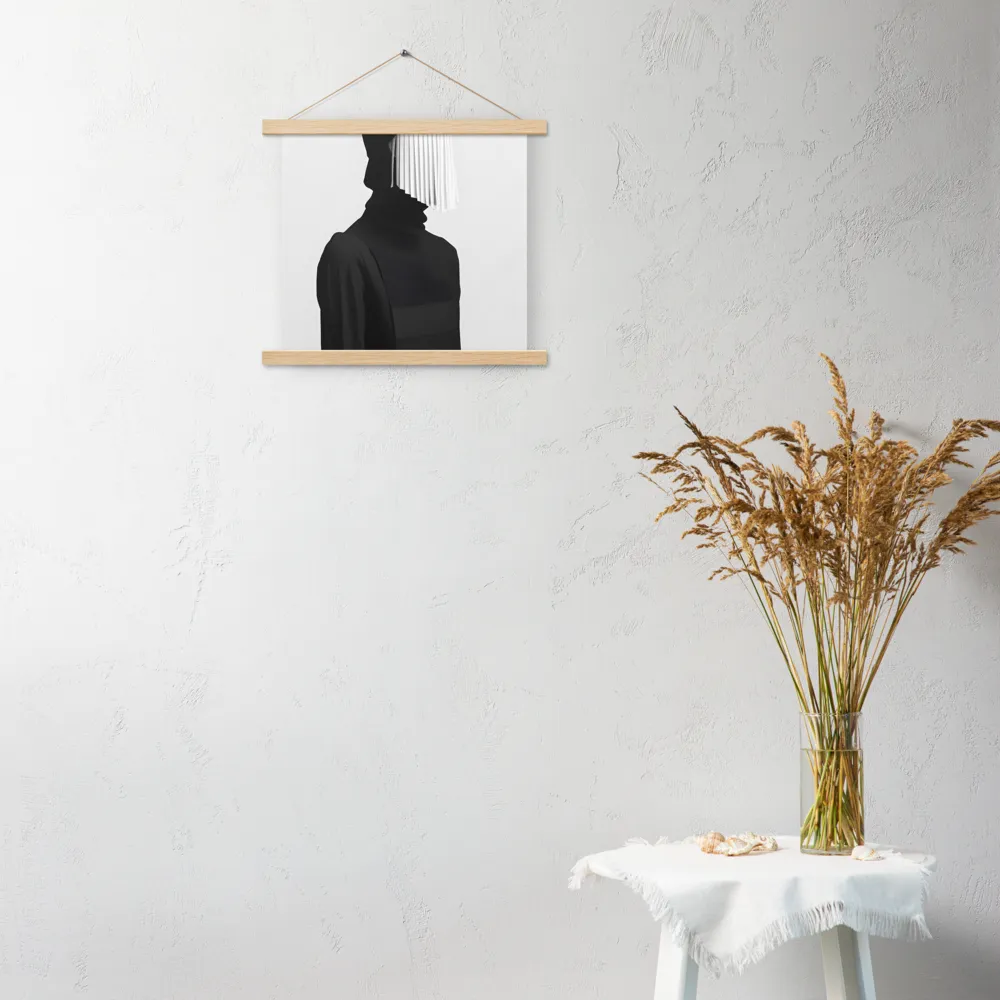 Veil of Mystery | Poster With Oak Wood Hanger | 14″×14″