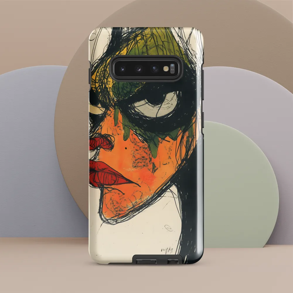 Defiant Visage | Phone Case |  S10 Plus | Tough Case | Glossy