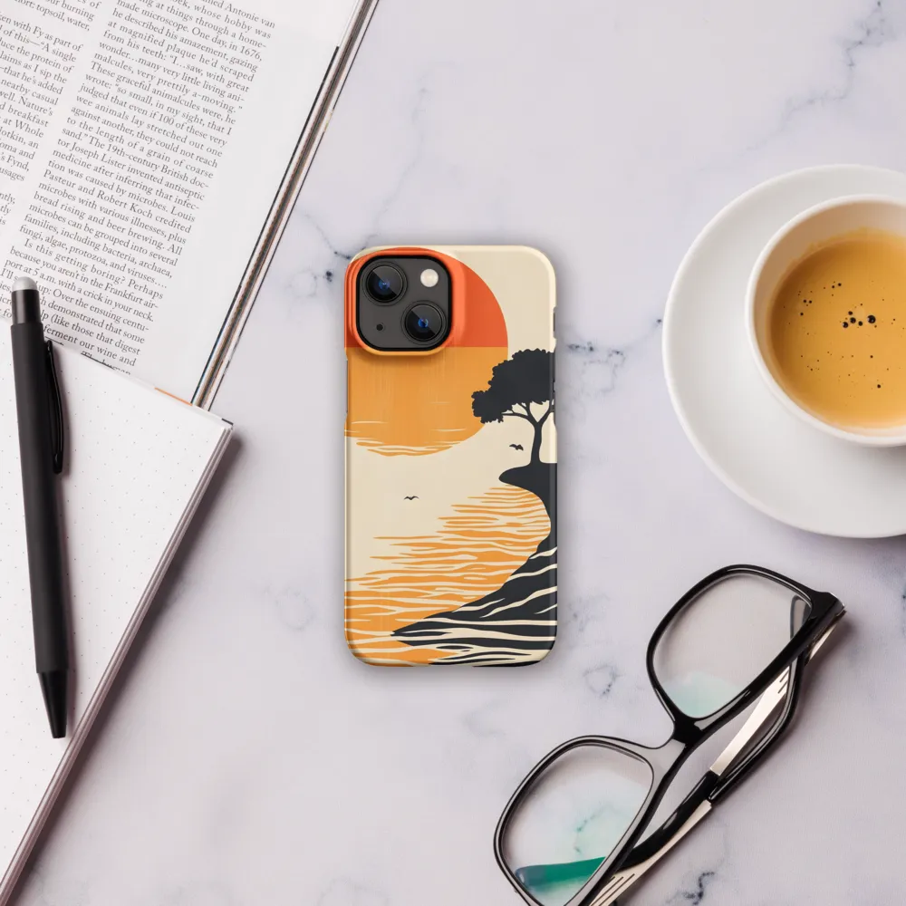 Serene Sunset | Phone Case |  13 Mini | Snap Case | Matte