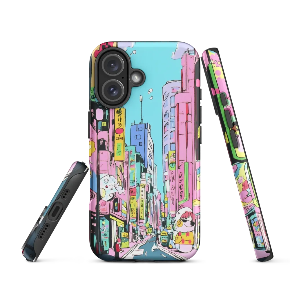 Whimsical Cityscape | Phone Case |  16 | Tough Case | Matte