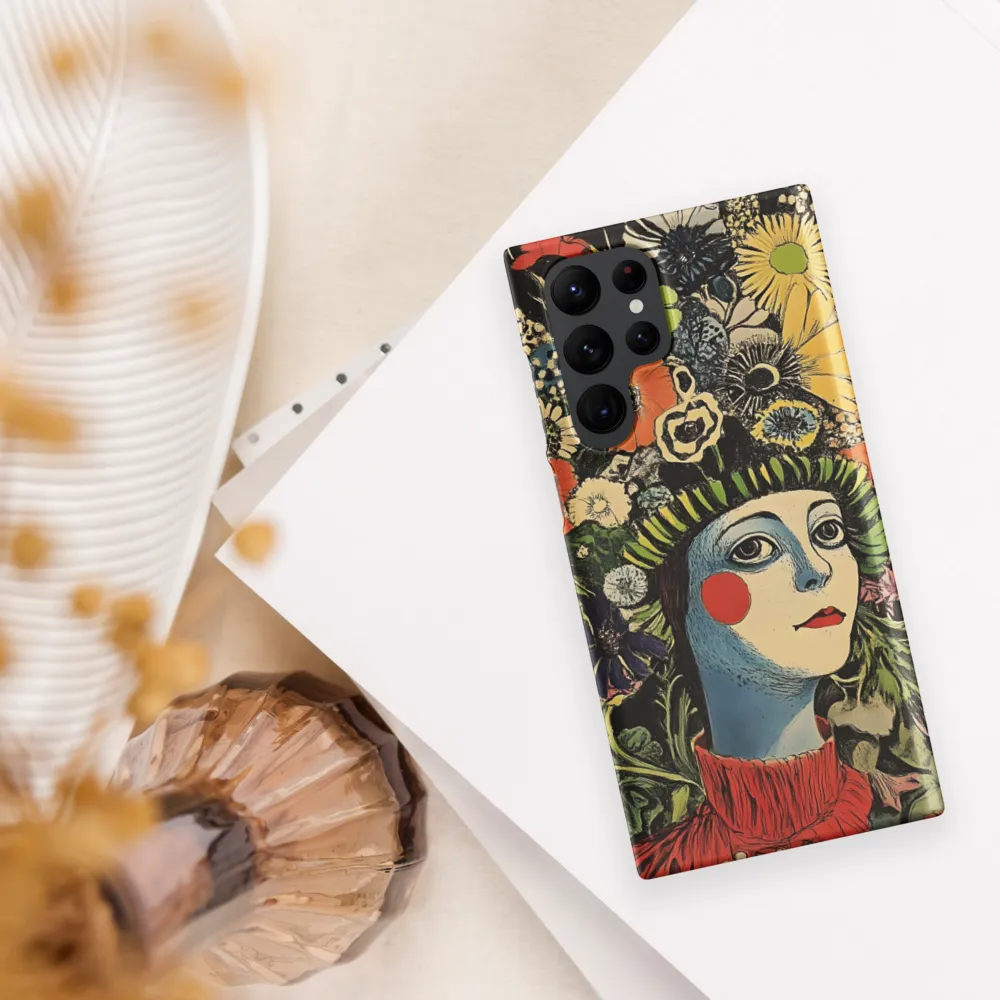 Floral Whimsy: A Portrait of Nature's Embrace