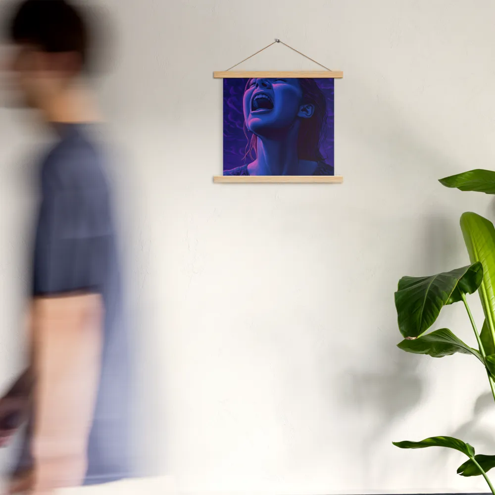 Echoes of Anguish | Poster With Oak Wood Hanger | 14″×14″
