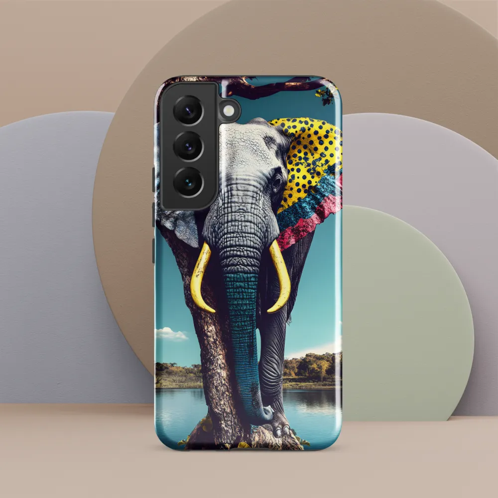 Painted Ears, Teal Trunk