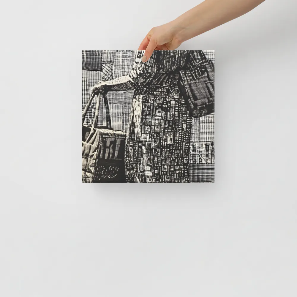 Urban Reflections: A Shopping Narrative | Canvas | 12″×12″
