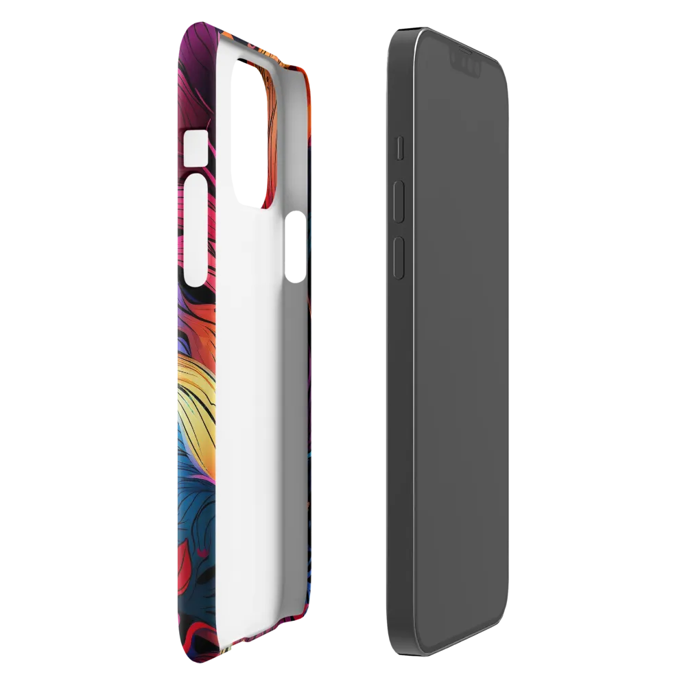 Floral Symphony | Phone Case |  13 Pro Max | Snap Case | Glossy