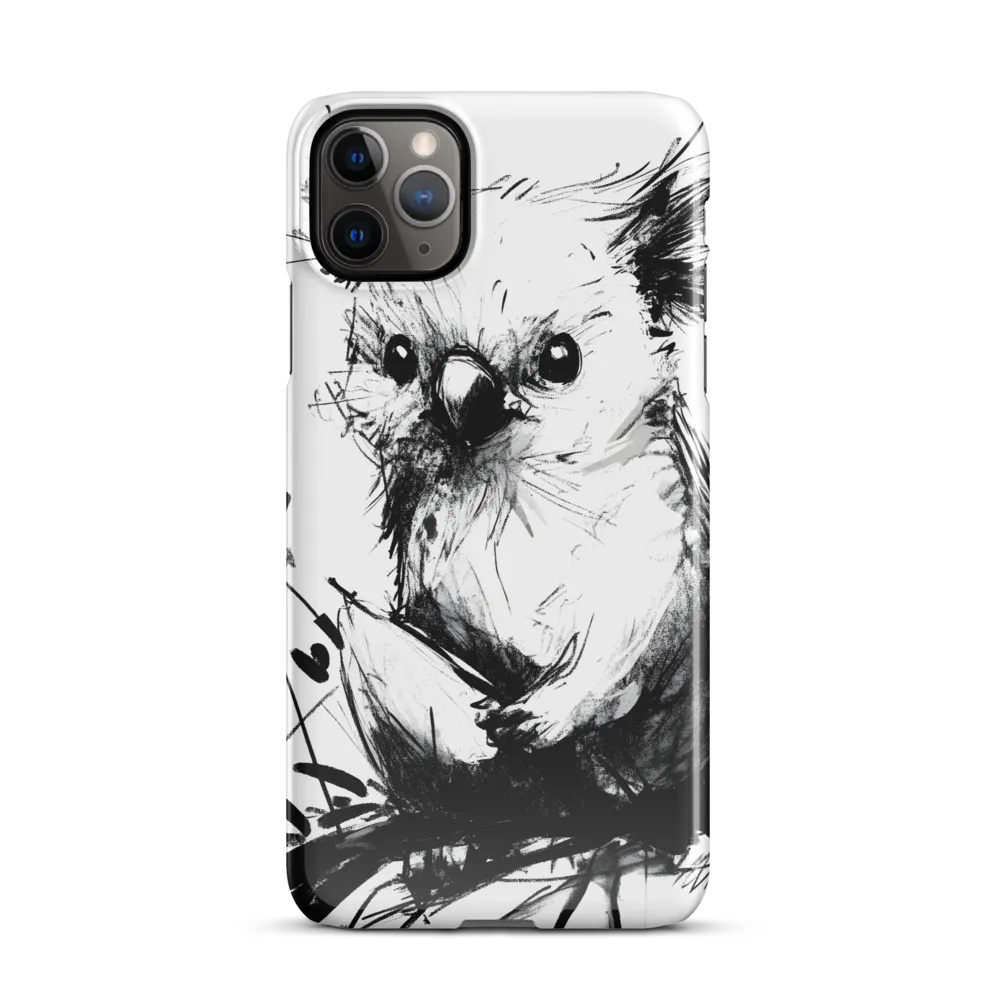 Whimsical Koala in Ink | Phone Case |  11 Pro Max | Snap Case | Glossy